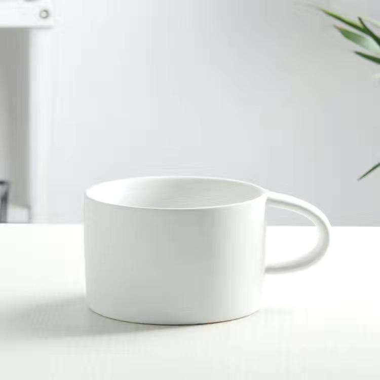Simple Solid Color Coffee Cup Mug Ceramic Water Cup Milk Cup Afternoon Tea Juice Cup