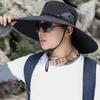 Detachable Hat Top Large Brim Sun Hat Foldable Sun Protection Hat Fashion Fisherman Hat  Fishing