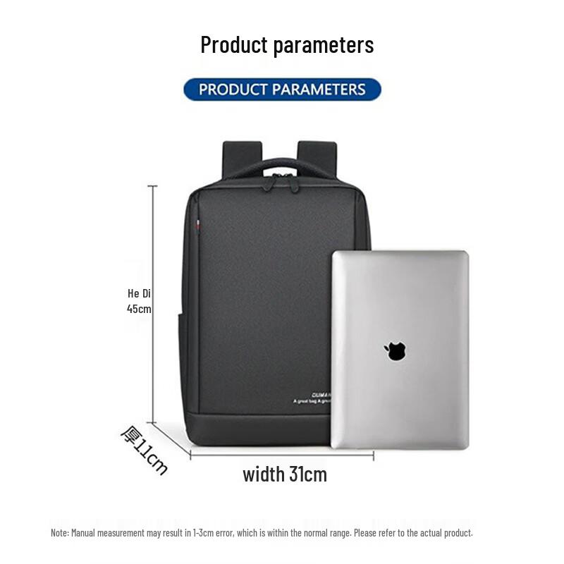 Мужской бизнес-рюкзак для ноутбука Lingjing 16 дюймов
