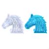 62KD Durable Silicone Mold for Creating Horse Themed Wall Decor Great for Handmade Crafts and Artistic Crafts Wall Decoration