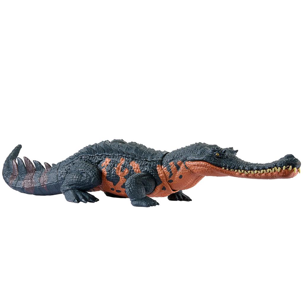 Mattel Jurassic World Action Figure Gryposuchus Years Old and HTK71 (JURASSIC WORLD) Roar! [Dinosaur Toy] [Total Length Approx. 33cm] [4 Up]