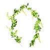 1.85M Wisteria Artificial Flowers Vine Garland Wedding Arch Decoration Fake Plants Foliage Rattan Trailing Faux Flowers Ivy Wall