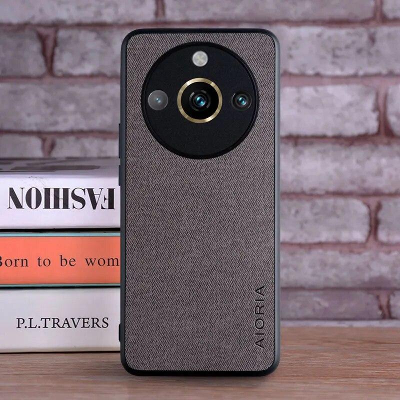 Чехол для Realme 11 Pro Plus 11X 5G 4G, роскошный текстильный кожаный мягкий жесткий чехол для телефона для oppo Realme 11 pro, чехол Funda