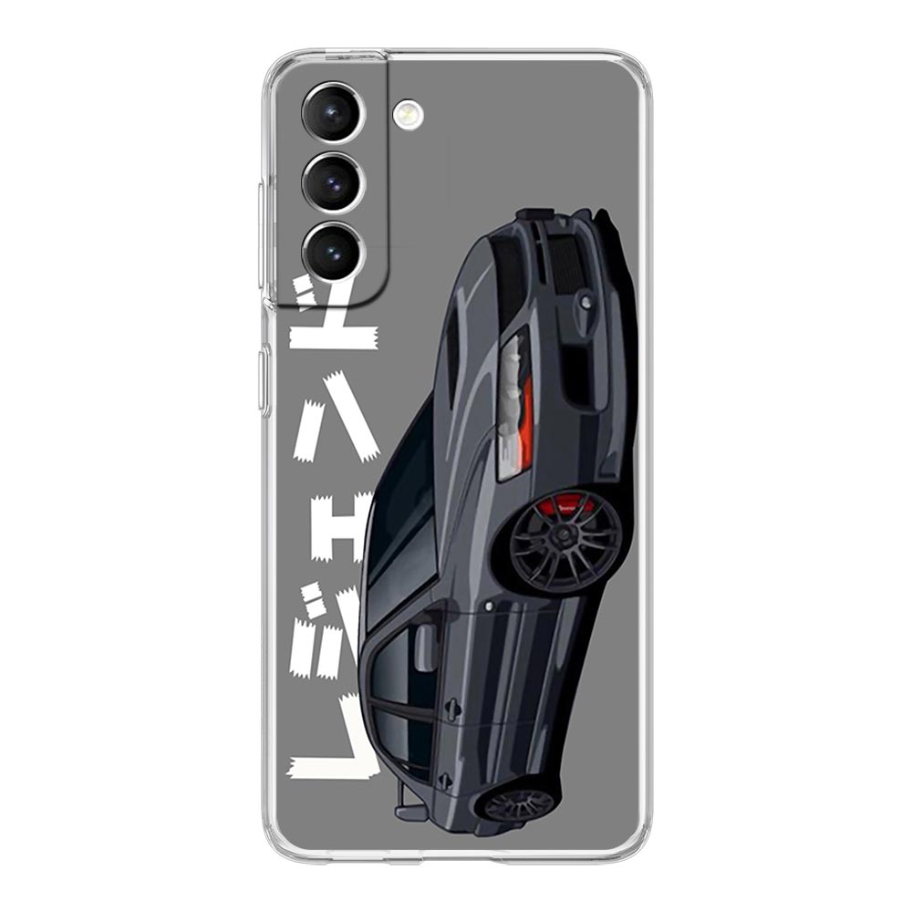 Чехол для телефона JDM Tokyo Drift Sports Car для Samsung Galaxy S22 5G S20 Ultra S21 FE 5G S10E S9 S8 S10 Plus Note 20 10, прозрачный чехол
