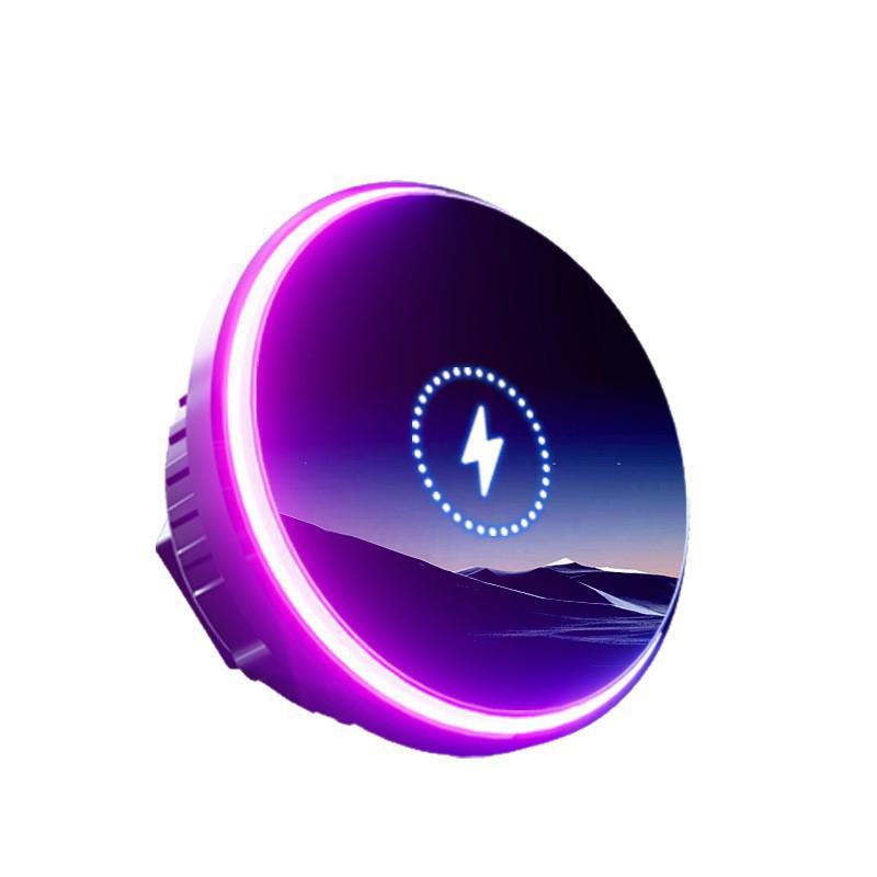 Magnetic Phone Car Mount with Cooling, Heating & 15W Wireless Fast Charging for Air Vent Navigation