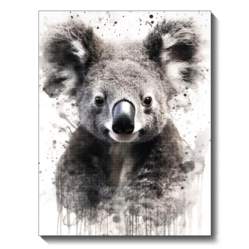 Черно-белая картина с изображением животных, алмазная живопись, собака, 5D, полная алмазная мозаика, вышивка крестом, набор для украшения дома своими руками