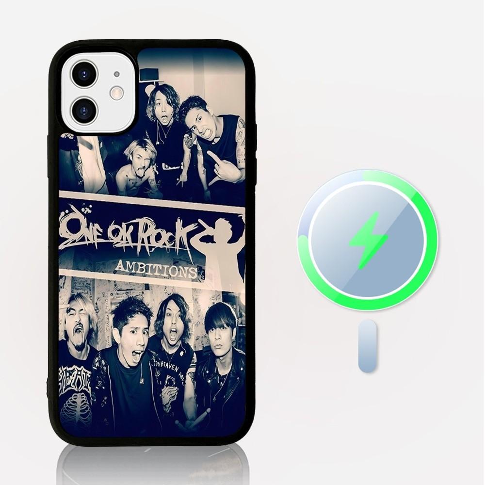 ONE OK ROCK Band Phone Case Magesafe Magnetic Wireless Charge Case For iPhone 16 11 12 13 14 15 Pro Max Plus Mini