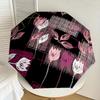 1pc Floral Pattern Automatic Open/Close Umbrella, Formal Events - Ideal Gift for Family or Friends, Outdoor Accessory yy251211243