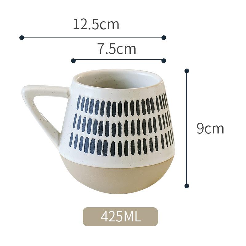 Простота Пара Кофейная чашка Послеобеденный чай Офис Керамическая чашка для воды Современный домашний завтрак Молочная чашка Креативная кружка Напиток Подарки