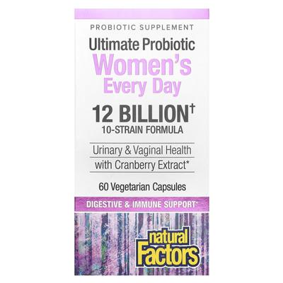 Ultimate Probiotic Women's Every Day, 12 млрд корейских вон, 60 растительных капсул