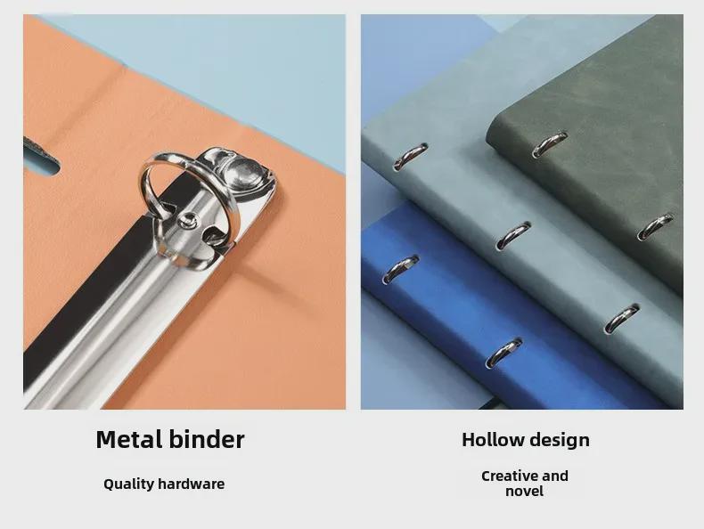 New Style A4 Loose-Leaf Notepad: Elegant, Simple, Detachable Ring for Business or Office Meetings