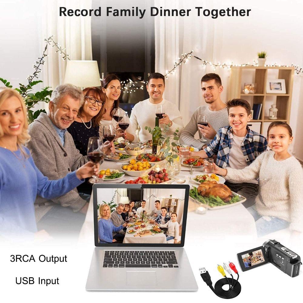 Для ТВ/ПК/видеорегистратора Адаптер-линия Джек «папа» — «мама» Аудио-видео кабель AV Композитный USB на 3 RCA