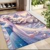 1Pc Elsa'S Magical Journey Carpet Rug Customizable Soft Washable Antislip Home Living Room Sofa Mats Personalized Rug 091763