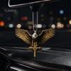 Прочный Акриловый Подвеска в Салон Автомобиля Орел Подвеска Украшение, 2D Плоское Сильный Характер Декор Украшение Зеркала Заднего Вида, Легкое Авто Украшение для