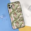 Летнее растение Пальма Зеленый лист Алоха Чехол для телефона Для iPhone 16 Pro 15 Pro 11 13 14 Pro Max 12 Mini XR 16 15 Plus 16e Защитный чехол