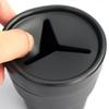 1PC Black Car Mini Pen Holder Box Coin Boxes Mount Trash Bin Auto Holders Cup Mounts Car Auto Multifunctional Accessories