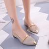 2025 Summer Korean Version of The New Women's Shoes Pointed Flat Shoes Shallow Mouth Single Shoes