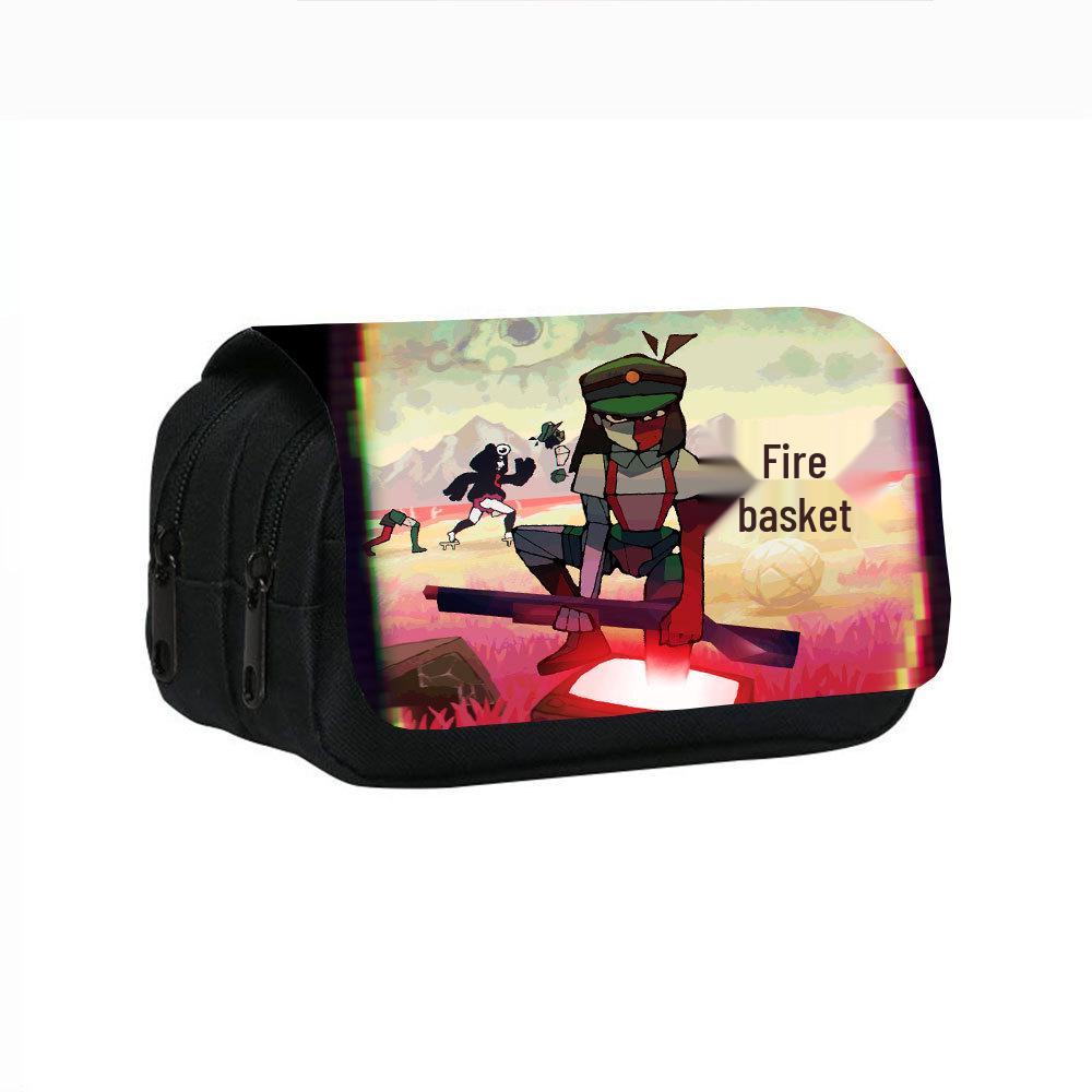 Fantasy BBQ Double-Layer Pencil Case for Students | ENA Stationery Bag