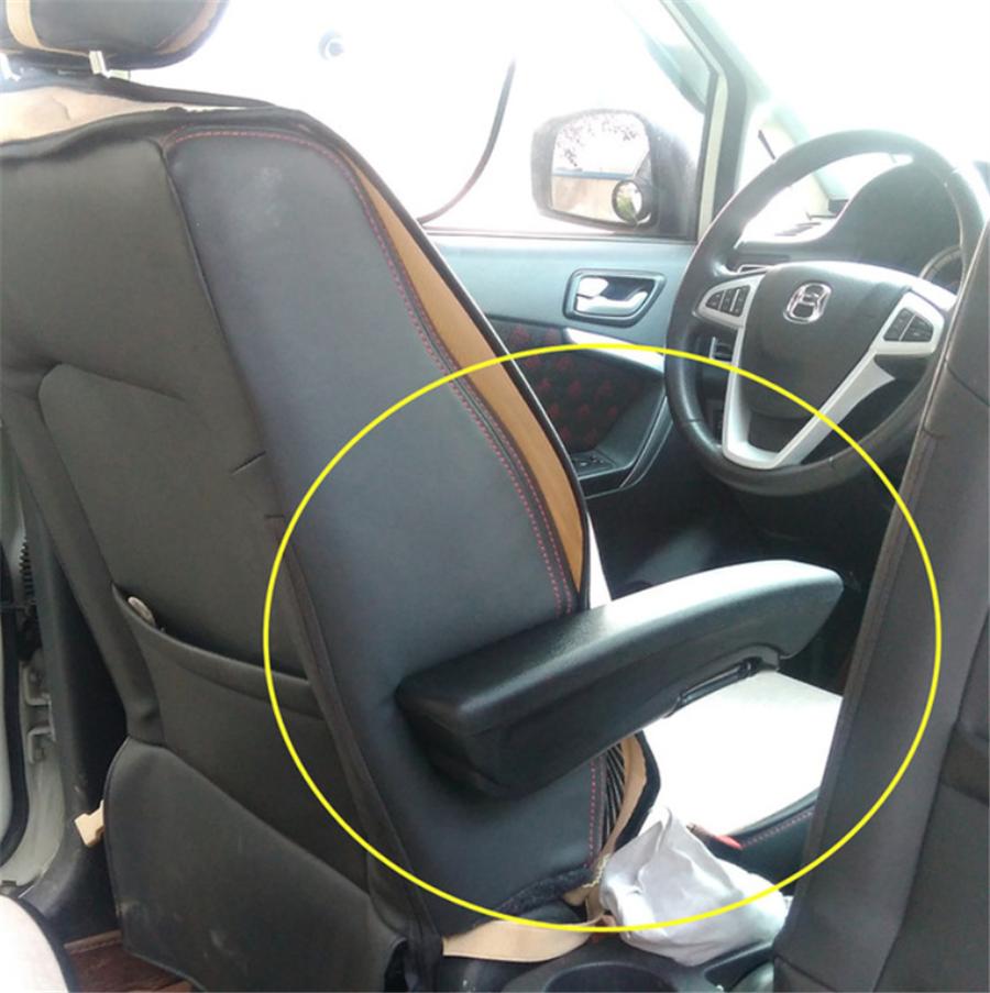 Universal Adjustable PU Leather Truck Seat Armrest Console Box Car Seat Arm Rest Caravan Seat Parts Right Side Comfortable