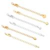 Color-Preserving 14K Gold-Plated Tail Chain Extension for DIY Handmade Bracelets and Necklaces