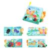 Guangdong Shantou Origin 4 Pages 8 Sides Cross-border Baby Cloth Book Tear-resistant Early Education Puzzle Baby Cloth Book Science Educational Toy