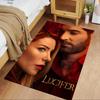 Lucifer Dark City Lights Floor Rug Office Rug Design for Foyer Playrooms Decorate room Balcony Antislip Carpet Decorate Offices Spiritual Gift