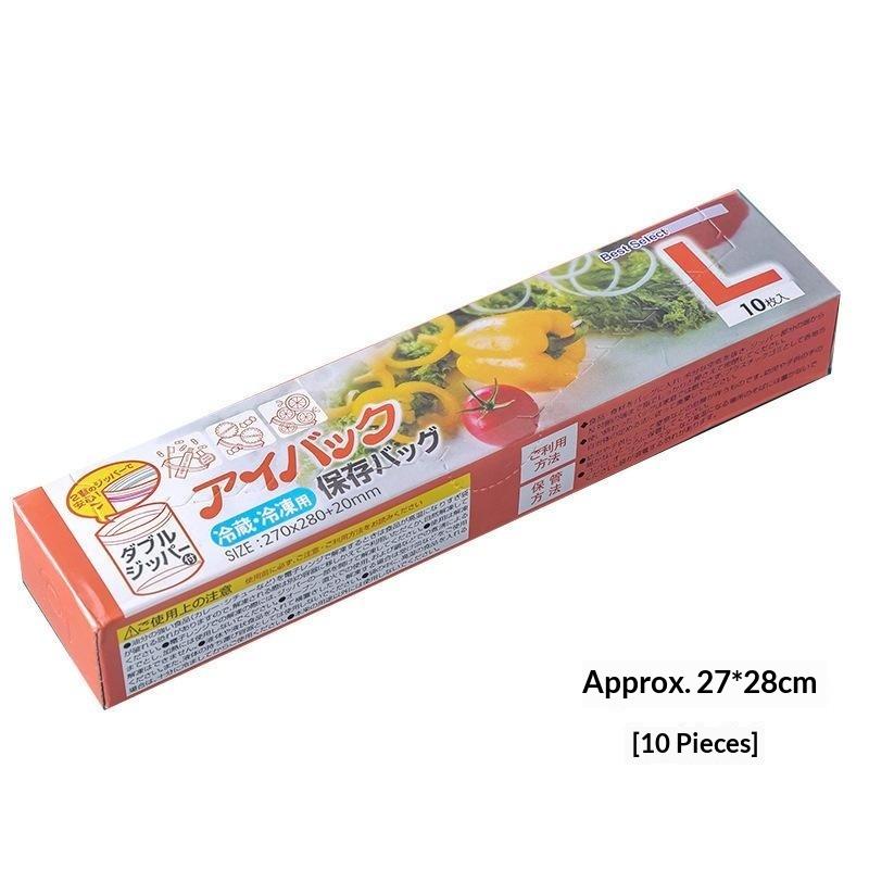 Transparent Self-Sealing Bag Durable Household Thickened Food Preservation Zipper Bag Self-Sealing Plastic Bag