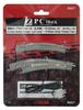 Rokuhan Z Gauge R057 PC Track Электрическая стрелка с криволинейными рельсами, левый ответвление