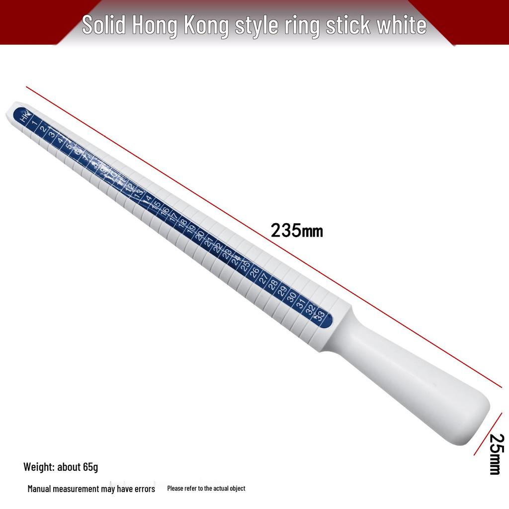 Professional US & Hong Kong Ring Sizer for Accurate Finger Measurement