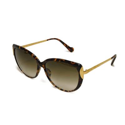 Б/у 12564 Garance Форма «кошачий глаз» Z0756E 7968 Коричневый градиент Полупрозрачный узор Логотип Ацетат Гавана Женские из Японии