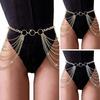 Women Waist Tassel Multi Belly Layer Chain Chain Chain Adjustable Harness Gothic Waist Chain