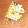 Bag Charm Scarf Duck Duckling Car Leather Bag Pendant Omelettes Decoration Hanging Charm Accessory