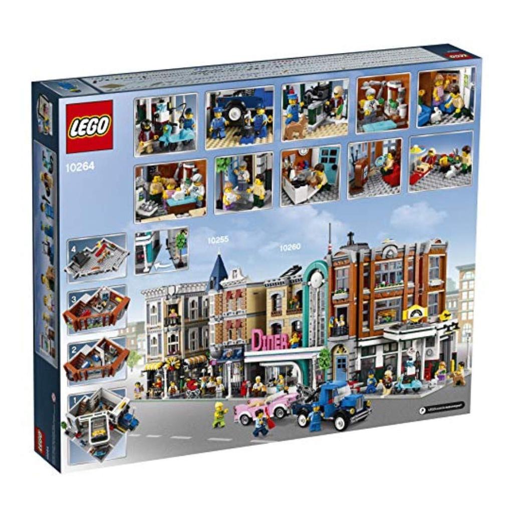 LEGO Creator Expert Corner Garage Corner Corner Garage 10264 Подарок на день рождения (Уличный гараж) [Элемент]