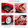 1:18 Scale 300SL 500K Car Model Toy Sound Light Four Wheel Suspension Linkage Steering Sports Cars Models Hobby Ornaments
