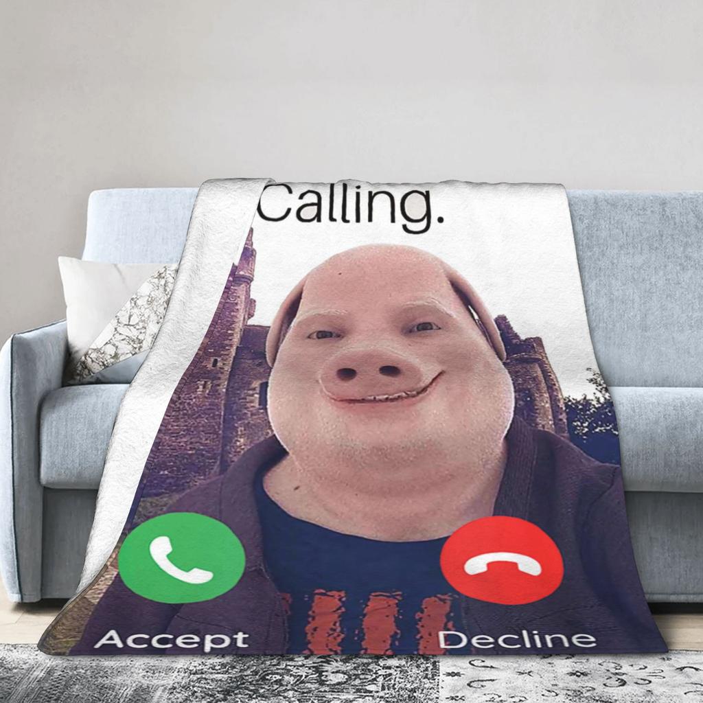 Фланелевые одеяла с мемом про Джона Порка Зимнее Супермягкое Одеяло-накидка для Мальчика Девочки Домашний Декор Принт Покрывало для Кровати Покрывало для Дивана