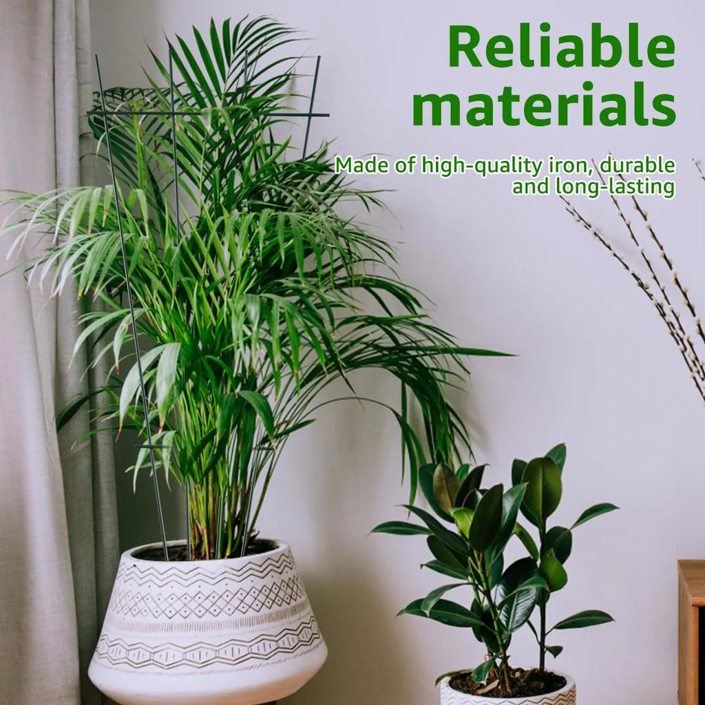 2 шт. решетки для растений, железная решетка для вьющихся растений, стойка для поддержки выращивания виноградной лозы 15,7×7,1 дюйма, опора для цветов