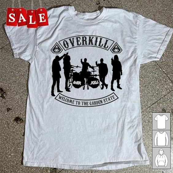 Новая футболка унисекс Overkill band Подарок для фанатов Все размеры MD485