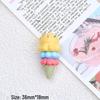 Colorful Ice Cream Resin Hair Clip & Shoe Buckle Jewelry DIY Accessory Set.