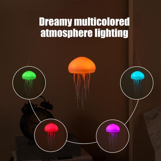 Modern Table Lamp for Living Room Smart Jellyfish Ambient Bedroom, Decorative Night Light Mood Meditation And Bedside Relaxation, Tabletop LED