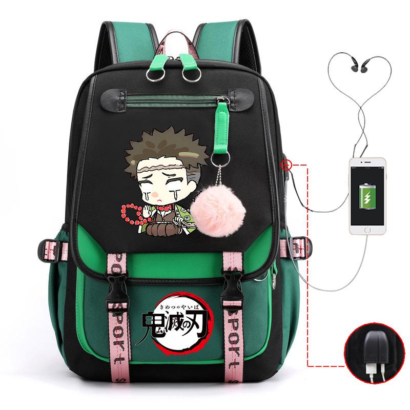 Истребитель демонов стол истребления призраков школьный рюкзак для ученика средней школы ученик начальной школы ученик средней школы