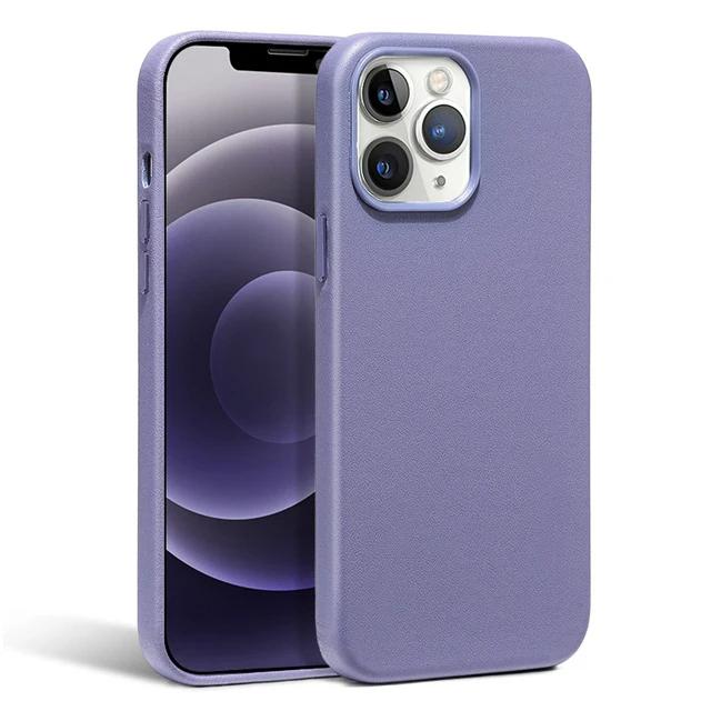 Роскошный кожаный чехол Magsafe для iPhone 13 Mini 14 15 Pro Max Plus Магнитный беспроводной зарядный чехол с анимационной защитной крышкой