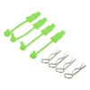 RC Car Body Shell Clip Retainers for Losi Lasernut U4 110 Remote Control Car Upgrade PartGreen