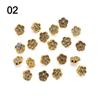 20pcs 5.5mm Flower Buckles Handmade DIY Doll Clothes New Stuffed Toys Accessories  1/6 Doll