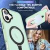 For iPhone 16 Case Compatible with MagSafe Kickstand Back Phone Cover