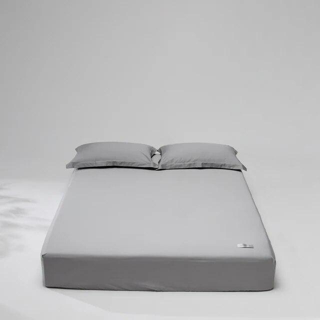 Luxury 100% Egyptian Cotton Bed Sheet for Hotel Home 1000 Thread Count Breathable Comfortable Mattress Cover with Elastic Band