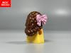 MOC Блоки Женская Девочка Хвост Волосы Аксессуары Бант Собранные Частицы Строительные Кирпичики Детские Игрушки Пластиковый Материал Куклы