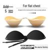 Thickened Invisible Breast Stickers: Enhance, Gather, Lift for Small Breasts; Non-Slip, Ideal for Wedding Dresses.