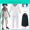 Аниме V3 Danganronpa Оума Кокичи Косплей Костюм Школьная Форма Плащ Полный Комплект
