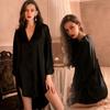 Sex Underwear Milk Silky Boyfriend Style Shirt Sexy Pure Pajamas Women Can Wear Morning Robes Loungewear