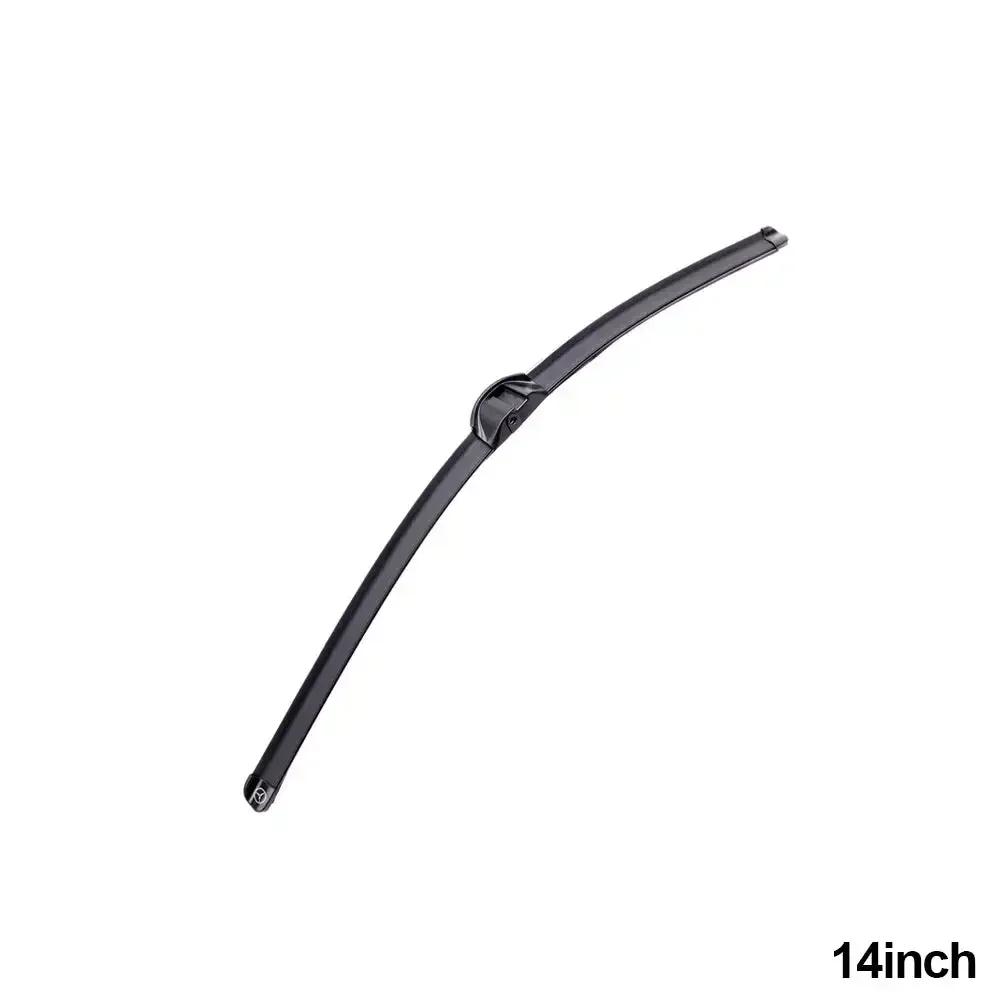 1 шт. Щетки стеклоочистителя для автомобиля, универсальные U-образные, мягкие, резиновые, без косточек, прочные, снижающие уровень шума, автомобильные дворники 14", 16", 19", 20", 22"